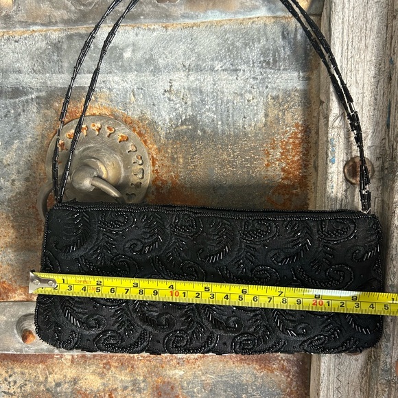 Vintage beaded evening shoulder bag - Picture 2 of 4